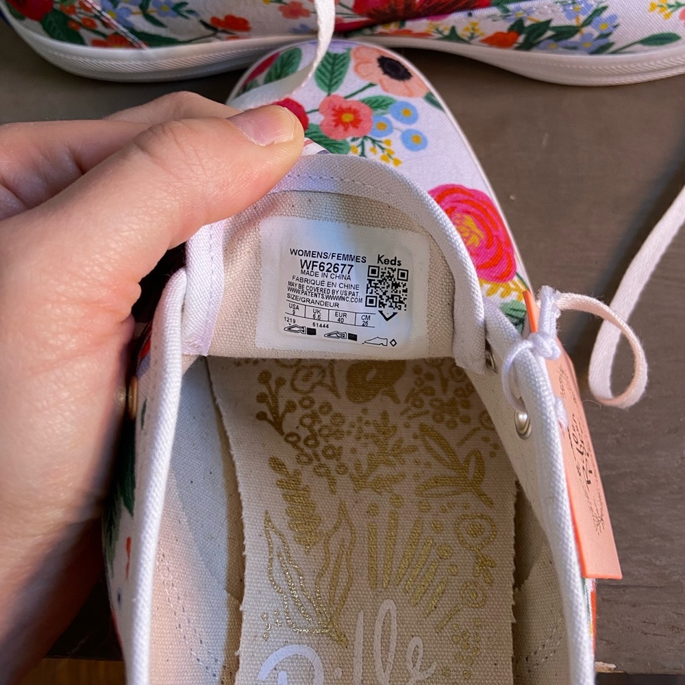 Rifle Paper Co Keds Sneaker - Women’s Size 9 - Picture 9 of 9